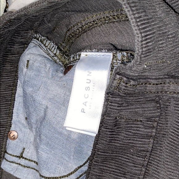 Woman's PacSun Dark Green Corduroy Mini Skirt 25 - Picture 8 of 8